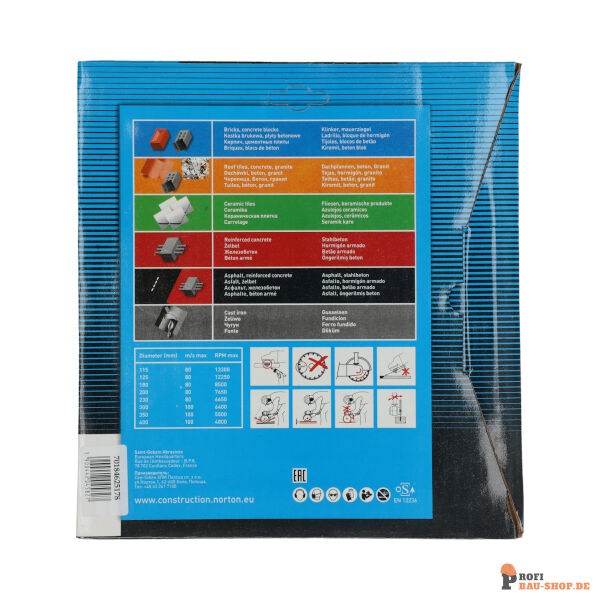 nortonschleifmittel/NORTON_schleifmittel_70184625178 Diamond Blade Norton Vulcan UNI 23x22.23 8x2.4_150802